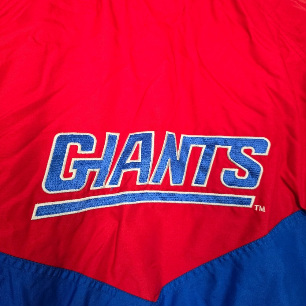 Vintage NFL Gameday by Turbo Sportswear Giants Puffer Jacket Mens Large Red Blue - Picture 7 of 13